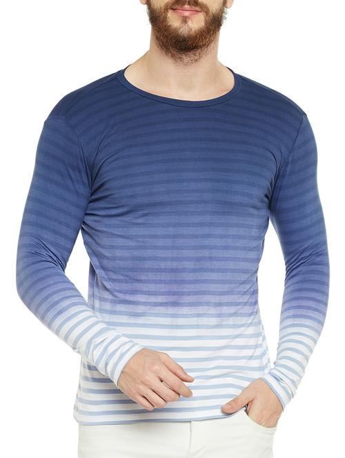 navy blue cotton t-shirt - 14713971 - Standard Image - 1