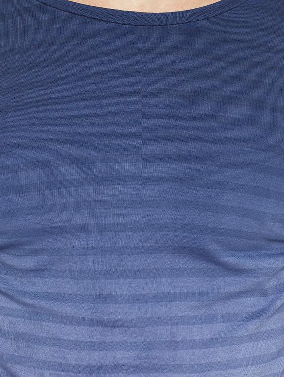 navy blue cotton t-shirt - 14713971 - Zoom Image - 4