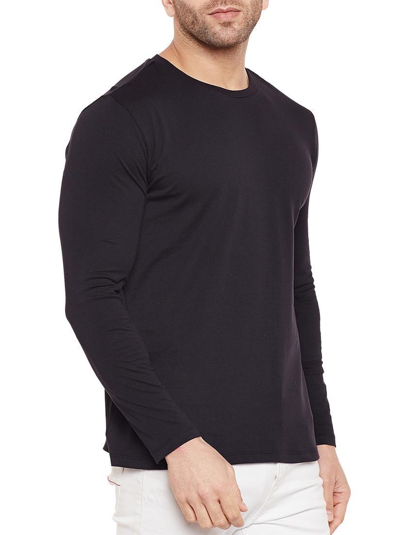 black cotton tshirt - 14713987 - Zoom Image - 2