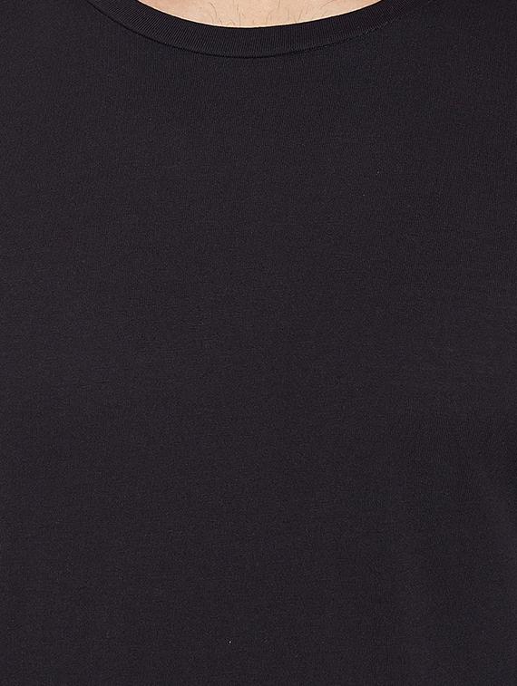black cotton tshirt - 14713987 - Zoom Image - 4