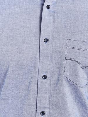 blue cotton casual shirt - 14714296 - Standard Image - 4