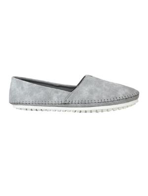 grey leather espadrilles casual shoes - 14714834 - Standard Image - 2