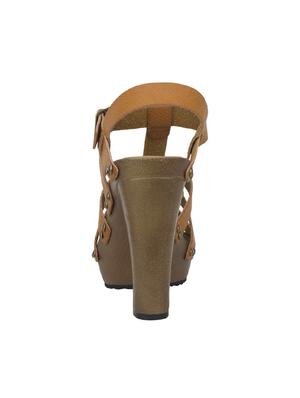 brown ankle strap sandal - 14714892 - Standard Image - 3