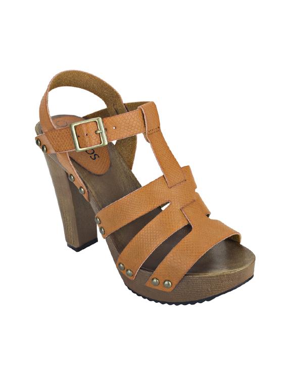 brown ankle strap sandal - 14714892 - Zoom Image - 1