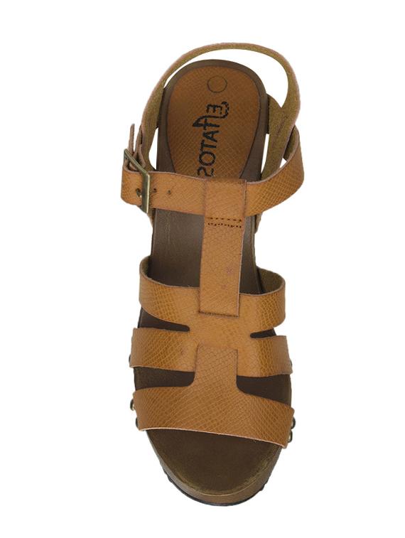 brown ankle strap sandal - 14714892 - Zoom Image - 4