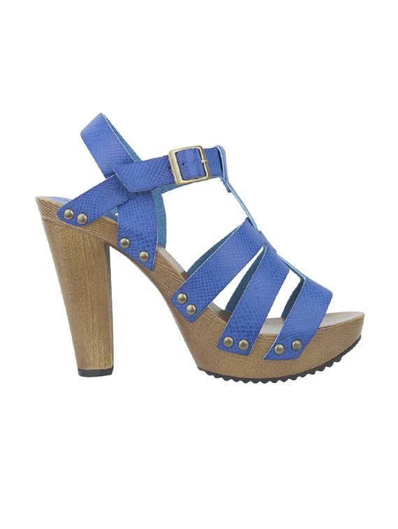 blue ankle strap sandal - 14714893 - Zoom Image - 2