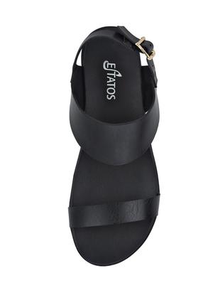 black back strap sandal - 14714898 - Standard Image - 3