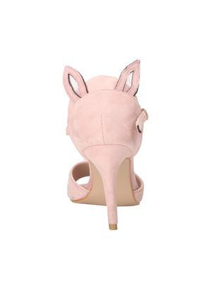 pink suede ankle strap sandals - 14714911 - Standard Image - 3