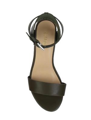 green leather ankle strap sandals - 14714916 - Standard Image - 4