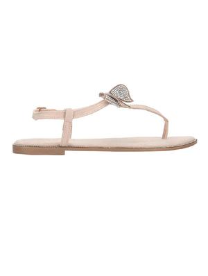 nude back strap sandals - 14714948 - Standard Image - 2