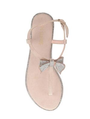 nude back strap sandals - 14714948 - Standard Image - 4
