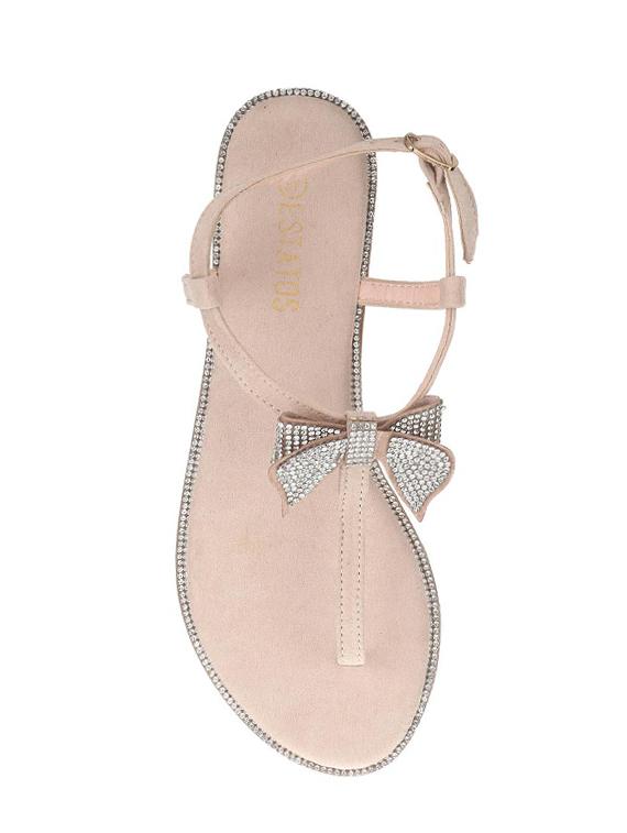 nude back strap sandals - 14714948 - Zoom Image - 4