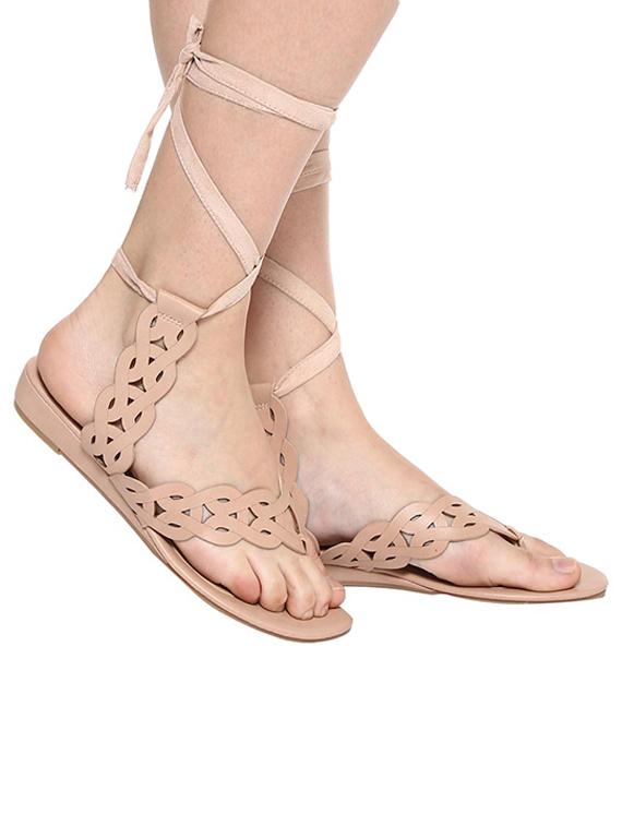 beige gladiators sandal - 14714951 - Zoom Image - 4