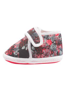 red fabric bootie - 14716420 - Standard Image - 2