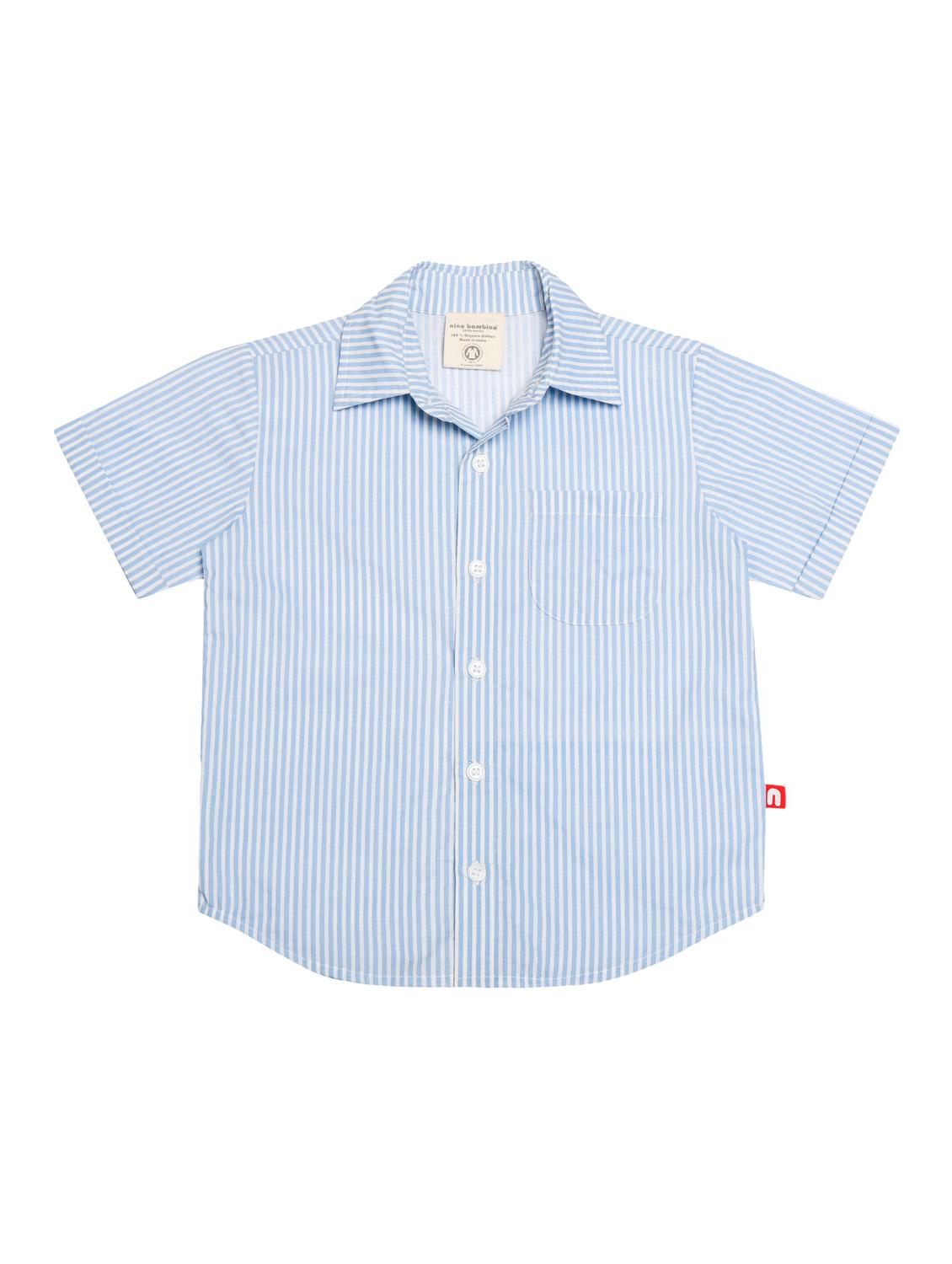 pocket patch striped shirt - 14717279 - Zoom Image - 1