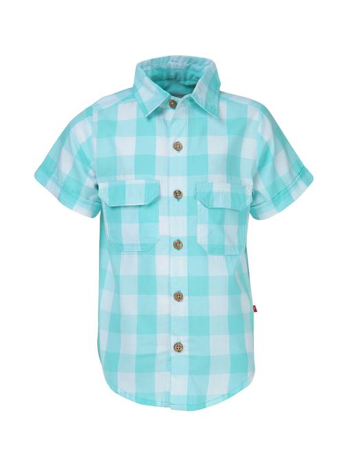 pocket detail checkered shirt - 14717283 - Standard Image - 1