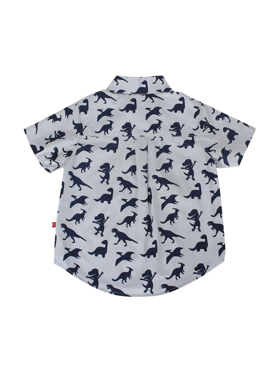 pocket patched quirky print shirt - 14717309 - Zoom Image - 2