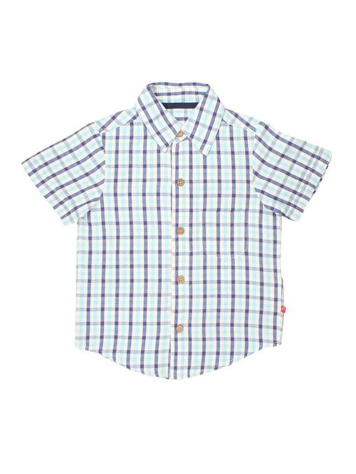 pocket patch checkered shirt - 14717311 - Standard Image - 1