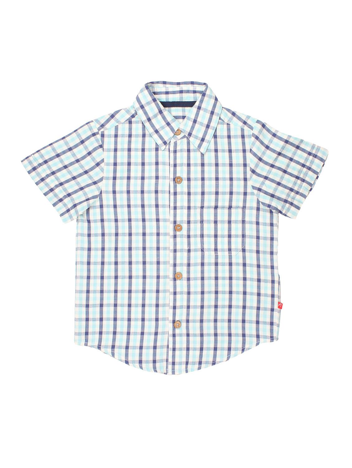 pocket patch checkered shirt - 14717311 - Zoom Image - 1