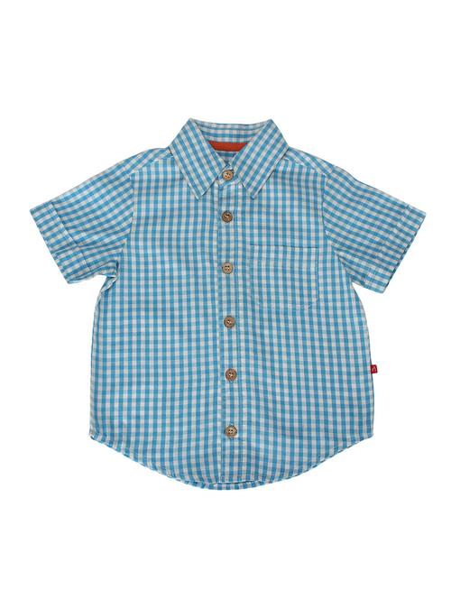 pocket patched checkered shirt - 14717312 - Standard Image - 1
