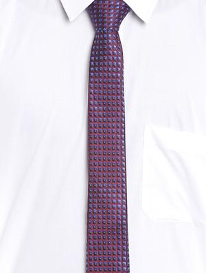blue satin tie - 14717734 - Standard Image - 3
