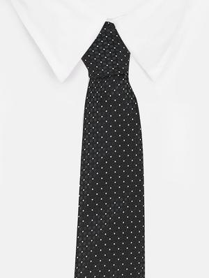 black blended tie, pocket square and cuff links - 14717752 - Standard Image - 6