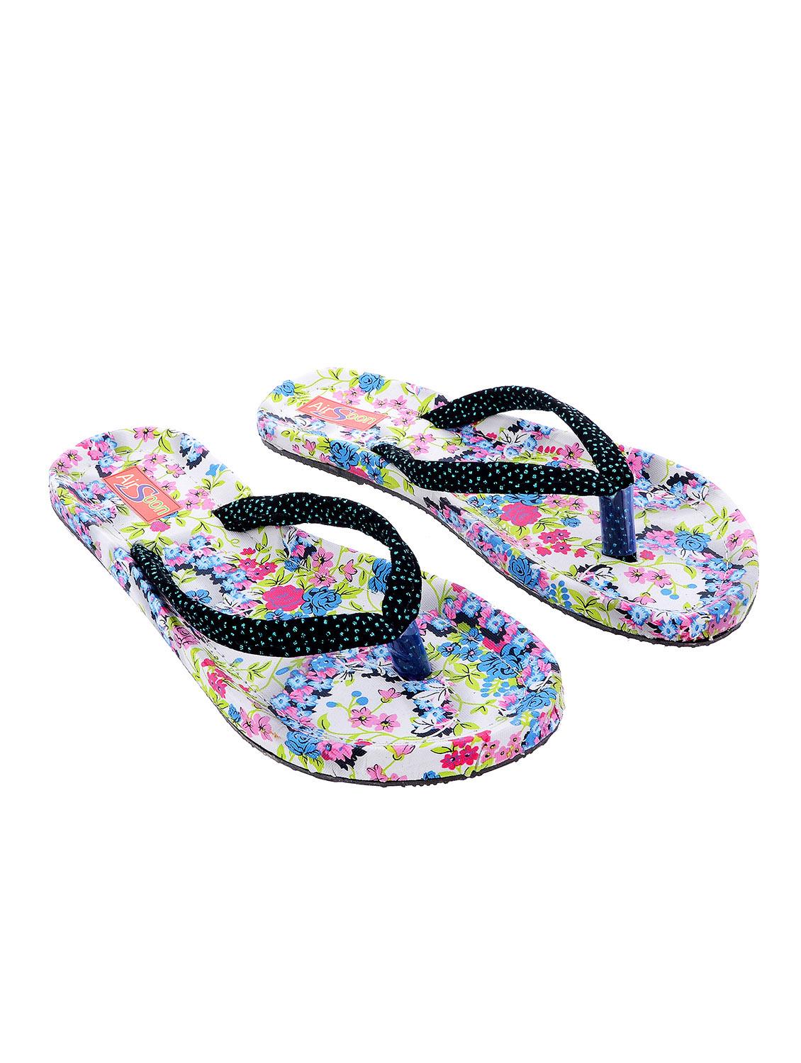 multi colored toe separator flip flop - 14717827 - Zoom Image - 3