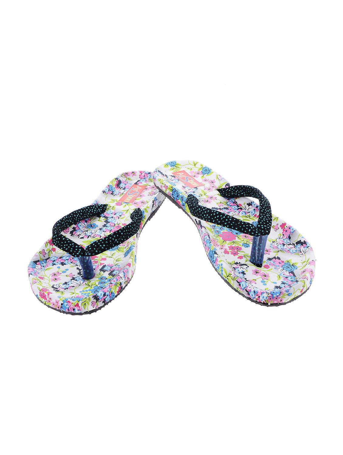 multi colored toe separator flip flop - 14717827 - Zoom Image - 4