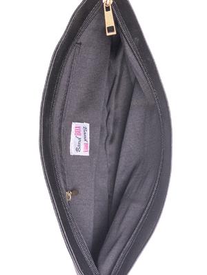 white leatherette regular clutch - 14718036 - Standard Image - 3