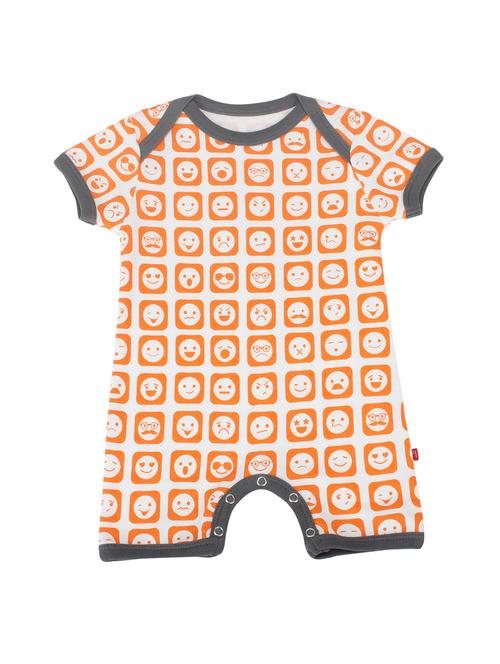 orange cotton romper - 14718068 - Standard Image - 1