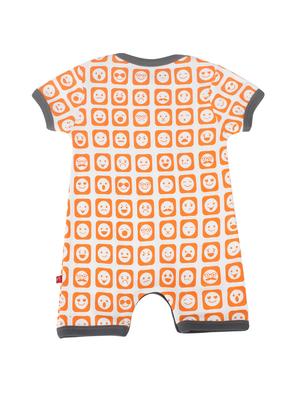 orange cotton romper - 14718068 - Standard Image - 2