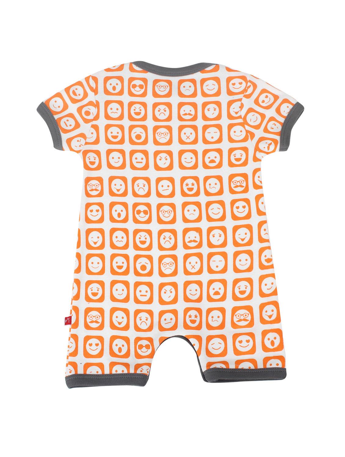 orange cotton romper - 14718068 - Zoom Image - 2