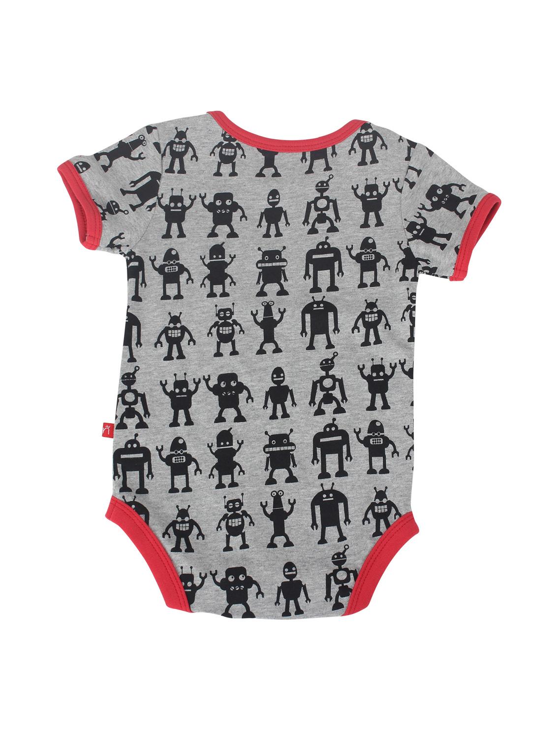 grey cotton onesies - 14718080 - Zoom Image - 2