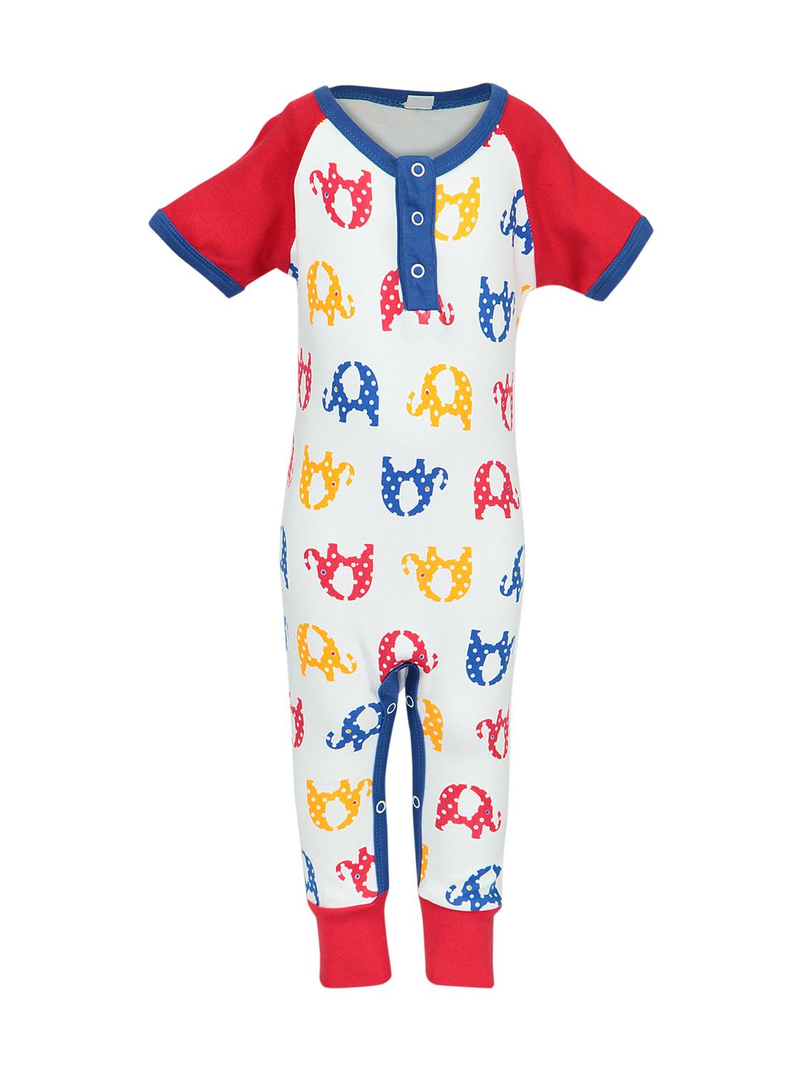 red cotton romper - 14718118 - Zoom Image - 1