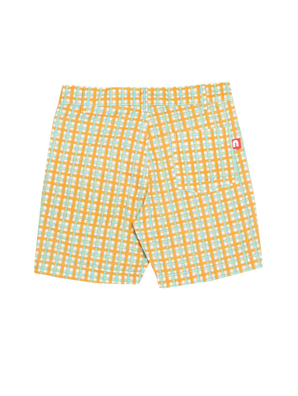 multi colored cotton shorts - 14720032 - Zoom Image - 2