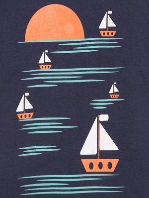 round neck quirky print t-shirt - 14720060 - Standard Image - 3