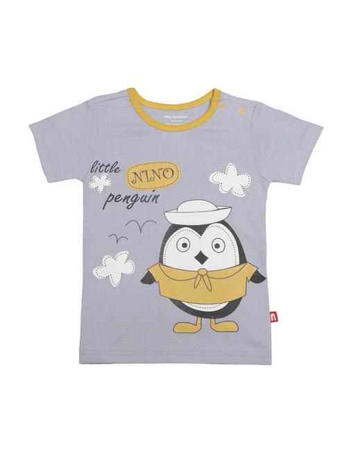 round neck graphic print t-shirt - 14720065 - Standard Image - 1