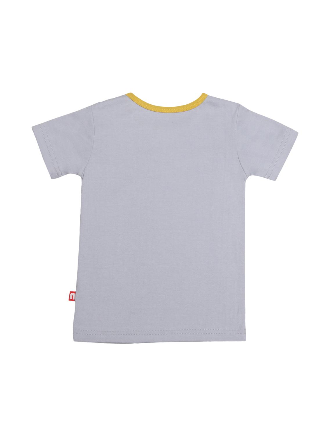 round neck graphic print t-shirt - 14720065 - Zoom Image - 2