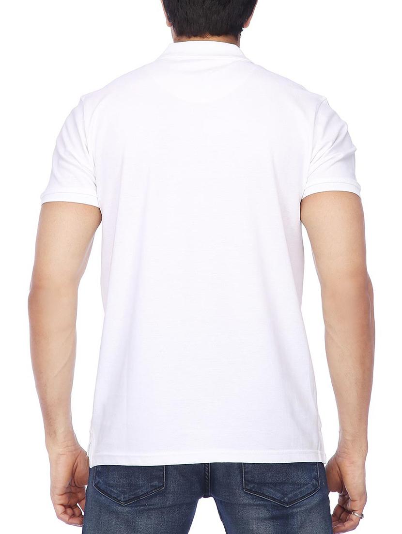 white polyester polo tshirt - 14720428 - Zoom Image - 2