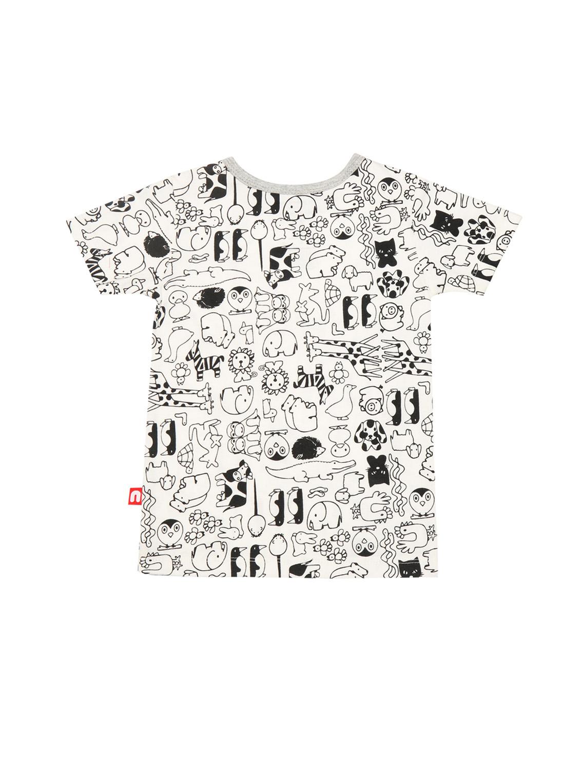 round neck quirky print t-shirt - 14720665 - Zoom Image - 2