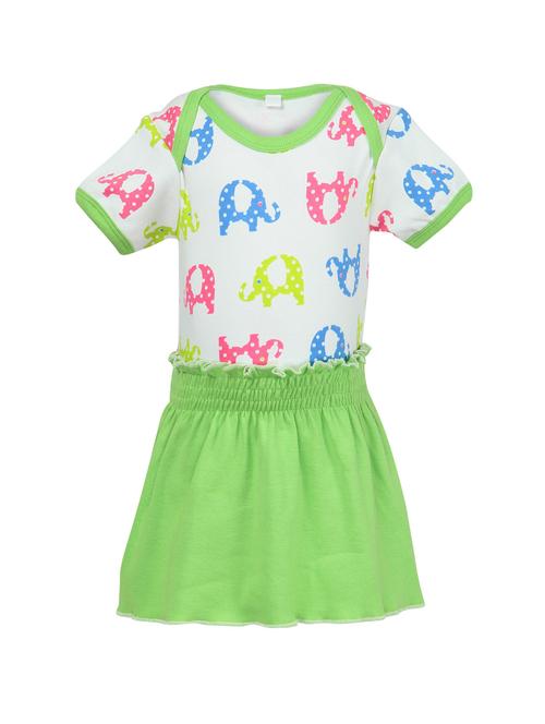 green cotton frock - 14720731 - Standard Image - 1