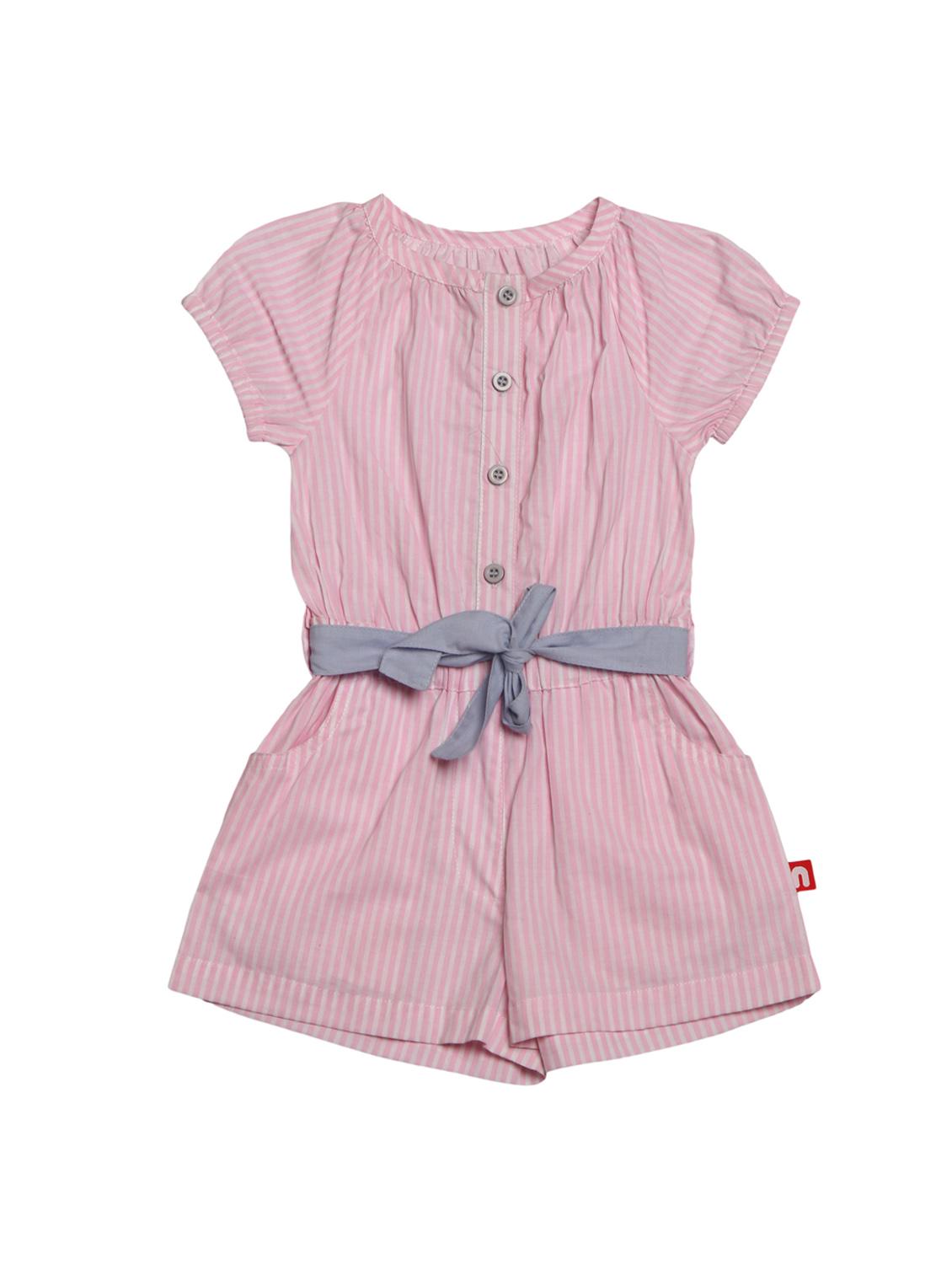 pink cotton playsuit - 14720743 - Zoom Image - 1