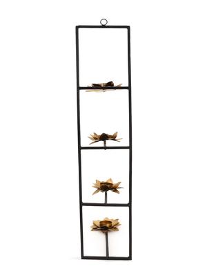 gold & black metal wall tea light - 14720854 - Standard Image - 6