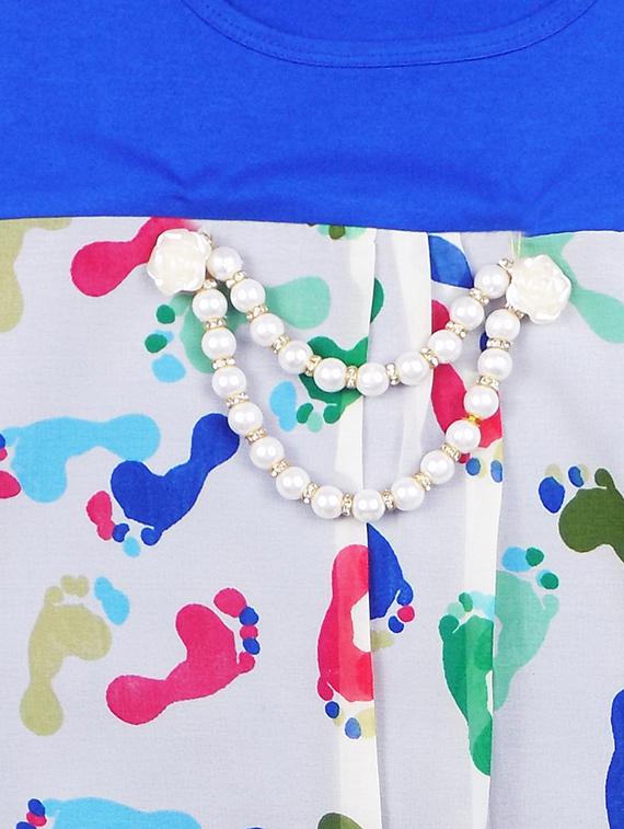 blue polyester top - 14730171 - Zoom Image - 3