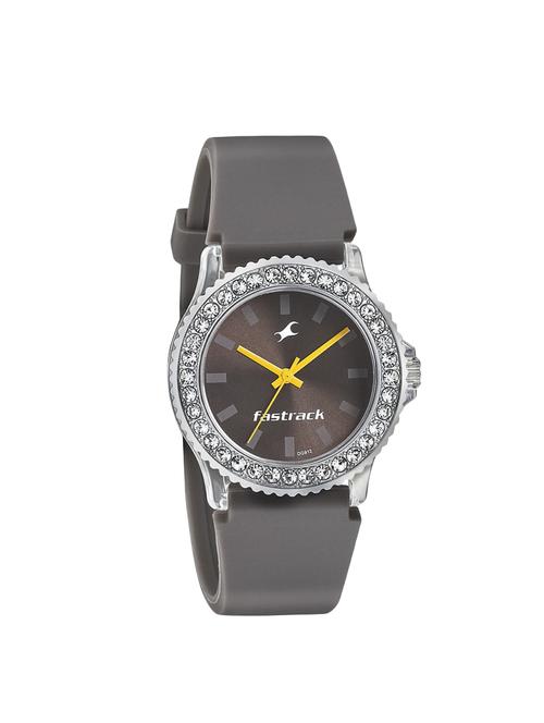 fastrack grey dial analog watch for women - 9827pp17 - 14730423 - Very Small Image - 1