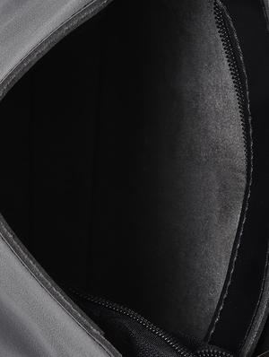 black cotton regular sling bag - 14730614 - Standard Image - 3