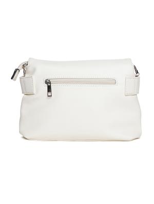 white cotton regular sling bag - 14730622 - Standard Image - 2