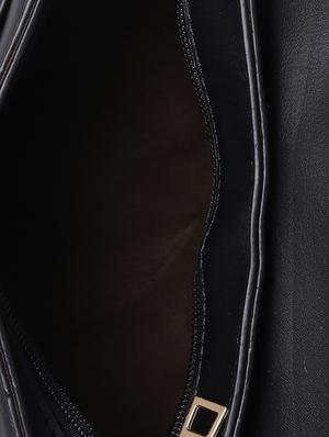 black cotton regular sling bag - 14730633 - Standard Image - 3