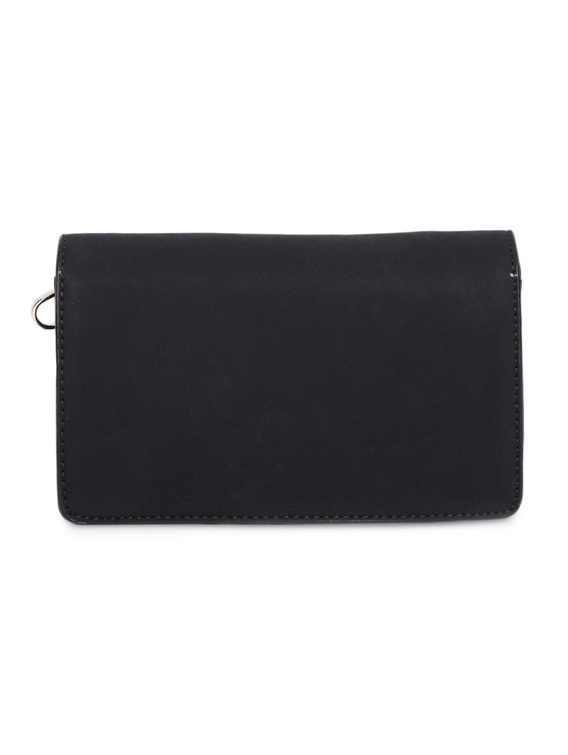 black cotton regular sling bag - 14730633 - Zoom Image - 2