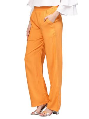 orange solid palazzo - 14733558 - Standard Image - 2